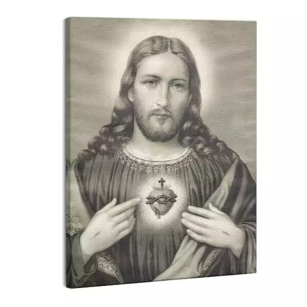 Zdjęcie na płótnie Portret Serca Jezusa Chrystusa