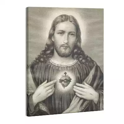 Zdjęcie na płótnie Portret Serca Jezusa Chrystusa