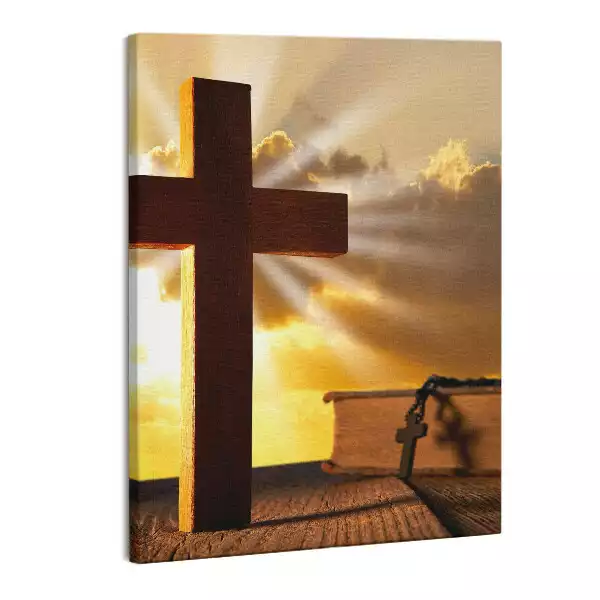 Zdjęcie na płótnie Krzyż i Pismo Święte