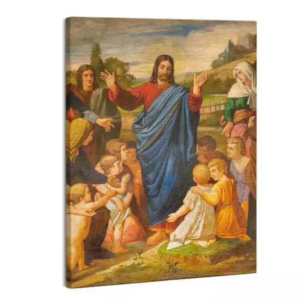 Zdjęcie na płótnie Jezus Chrystus wśród dzieci