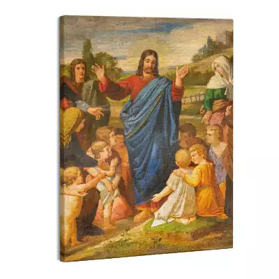 Zdjęcie na płótnie Jezus Chrystus wśród dzieci