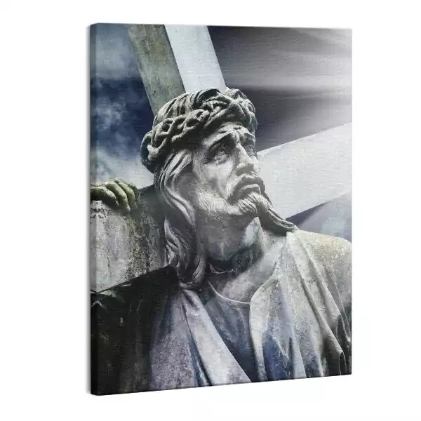 Zdjęcie na płótnie Kamienna statua Jezusa Chrystusa