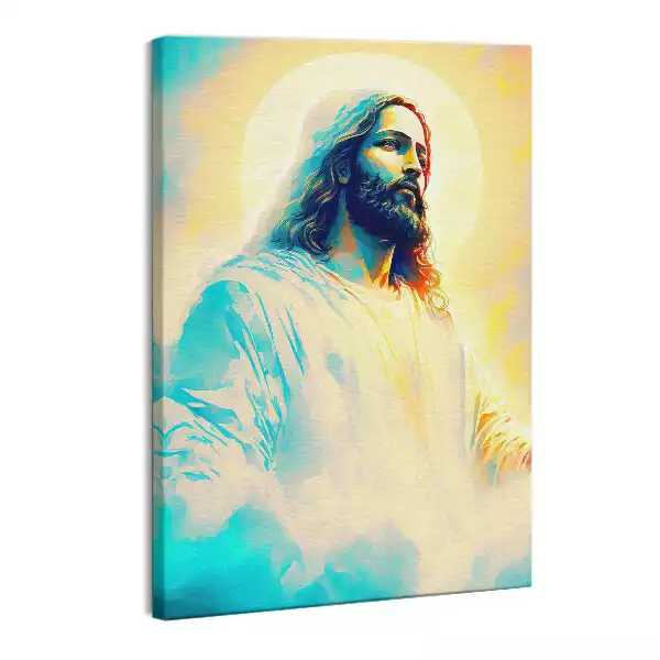 Obraz canvas Malowany Katolicki Jezus