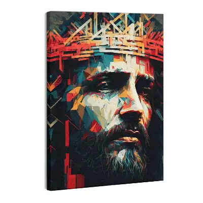 Obraz canvas Portret Jezusa w Koronie