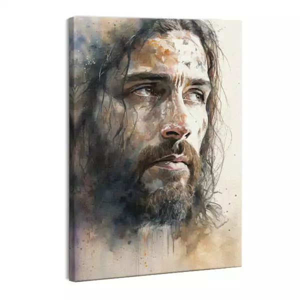 Obraz canvas Akwarela Portret Jezusa