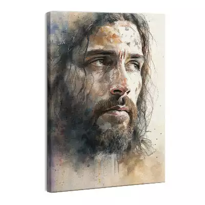 Obraz canvas Akwarela Portret Jezusa