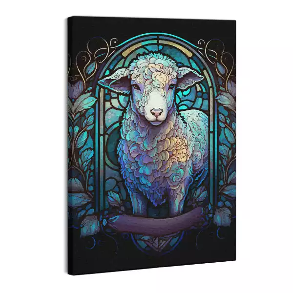 Obraz canvas baranek motyw religijny