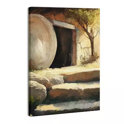 Obraz canvas Grób Pański Wielkanoc motyw