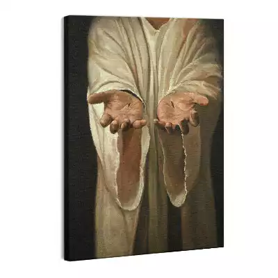 Obraz canvas Ręce Jezusa Zmartwychwstałego