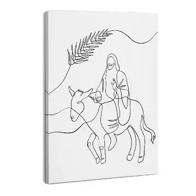 Obraz canvas Jezus wjazd do Jerozolimy