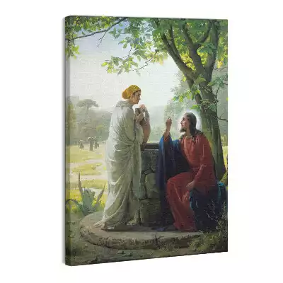 Obraz canvas Jezus i dobra Samarytanka