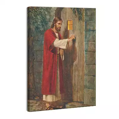 Obraz canvas Jezus Pukający do Drzwi