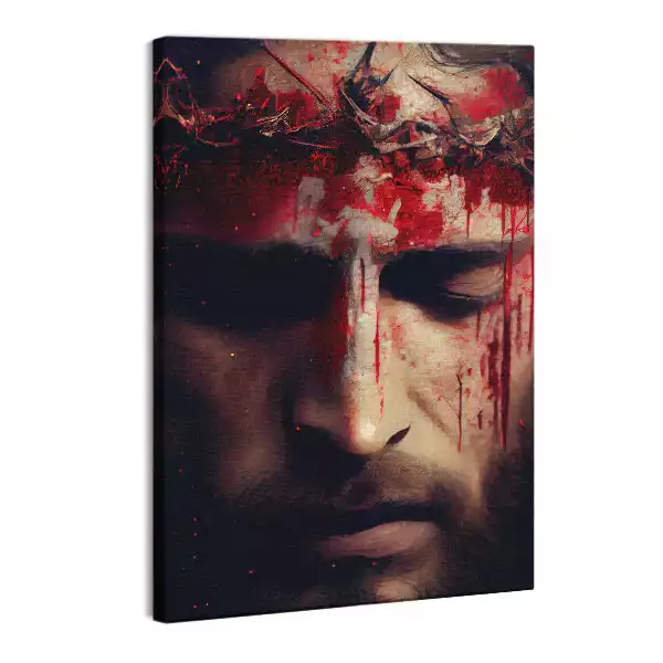 Obraz canvas Jezus Cierpiący w Koronie