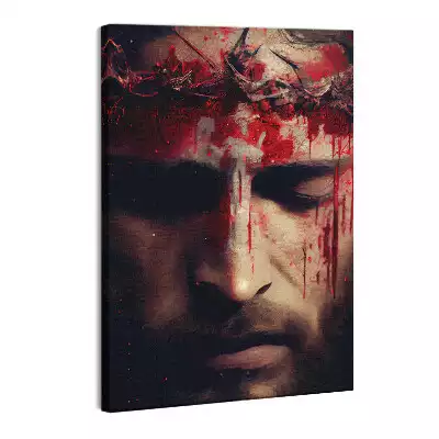 Obraz canvas Jezus Cierpiący w Koronie