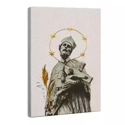 Obraz canvas Święty Jan z krzyżem