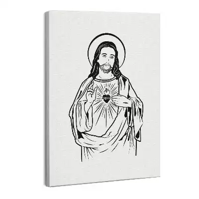 Obraz canvas Ilustracja Pan Jezus