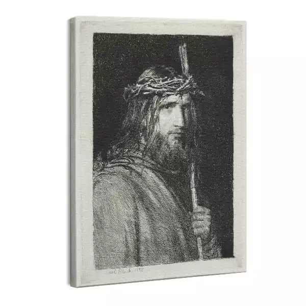 Obraz canvas Rycina Jezus Chrystus