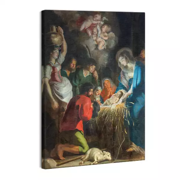 Obraz canvas Narodziny Jezusa w stajence