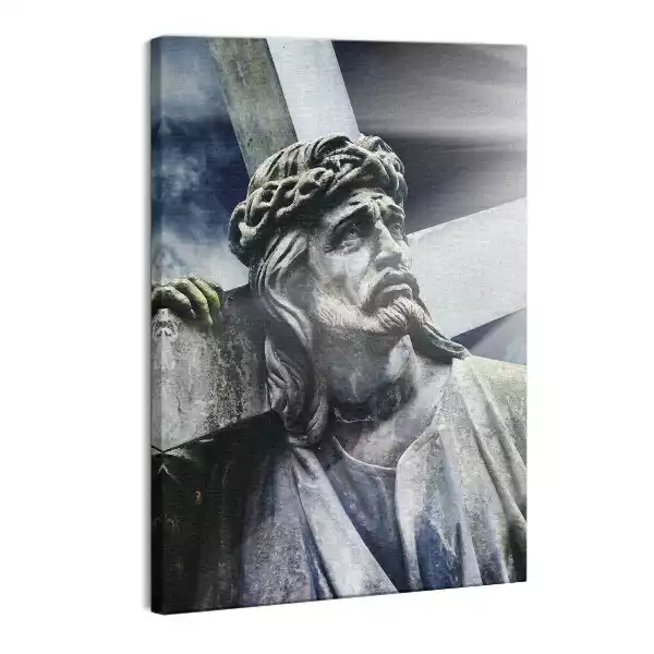 Obraz canvas Kamienna statua Jezusa Chrystusa
