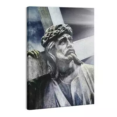 Obraz canvas Kamienna statua Jezusa Chrystusa