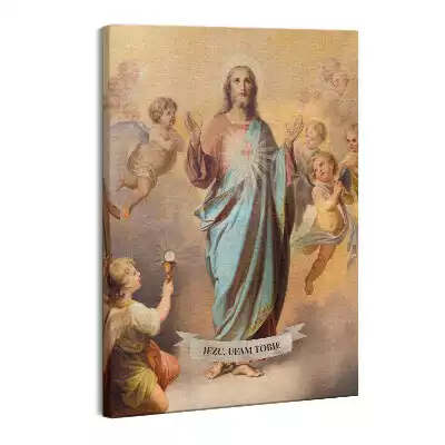 Obraz canvas Inskrypcja Jezu Ufam Tobie