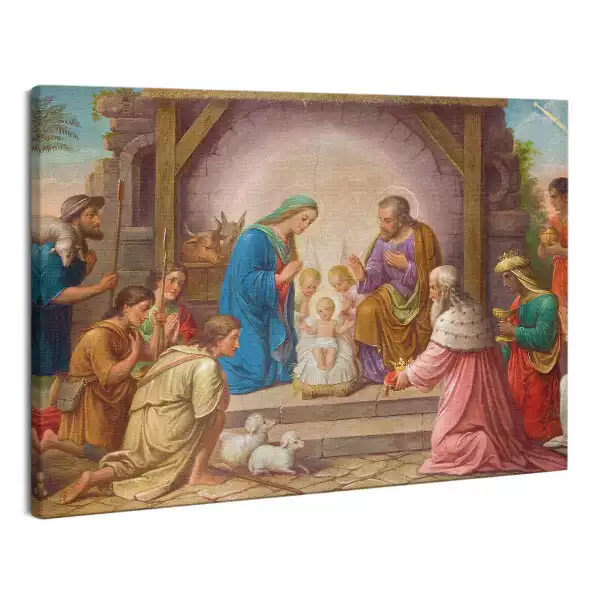 Obraz canvas Szopka Trzej Królowie