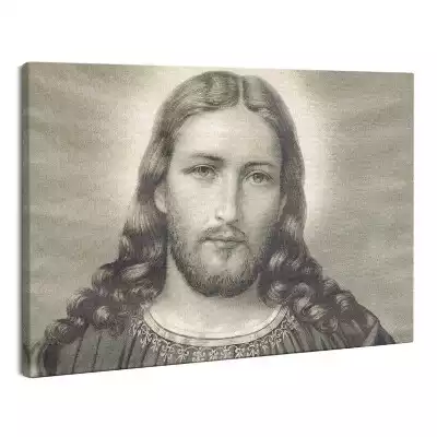 Foto obraz na płótnie Portret Serca Jezusa Chrystusa