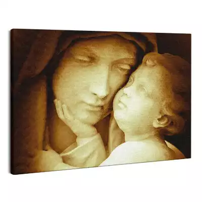 Obraz canvas Rzeźba Maryi z Jezusem