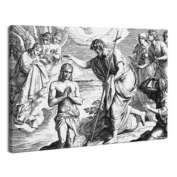 Zdjęcie na płótnie Chrzest Święty Pana Jezusa