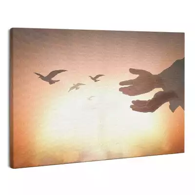 Obraz na płótnie Boskie ręce Jezusa