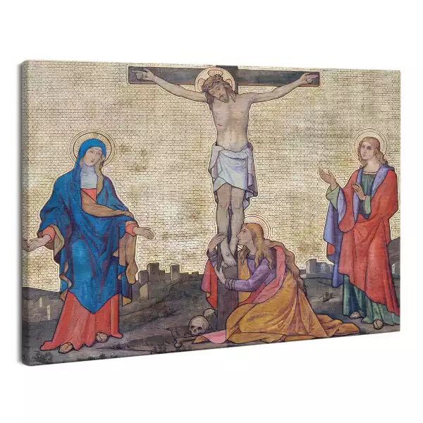 Obraz canvas Fresk Ukrzyżowanie Jezusa Chrystusa