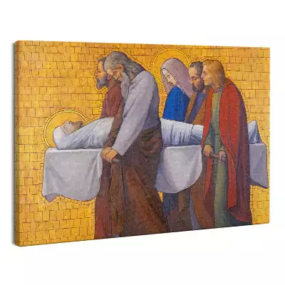 Obraz canvas Złożenie Jezusa do grobu