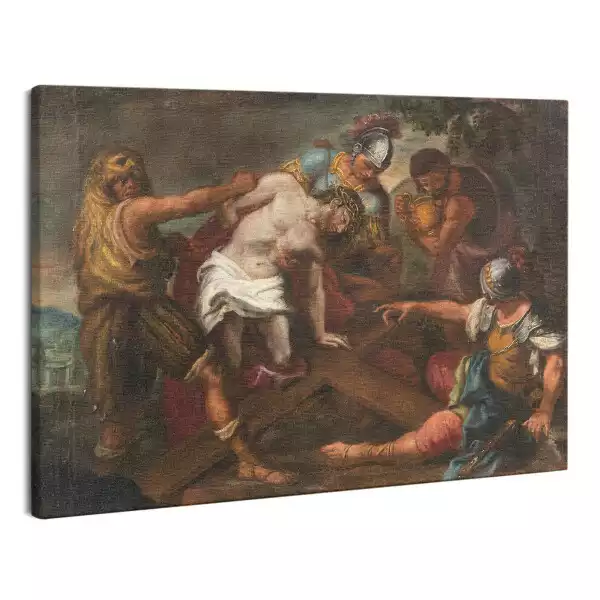 Foto obraz na płótnie Jezus przed Piłatem