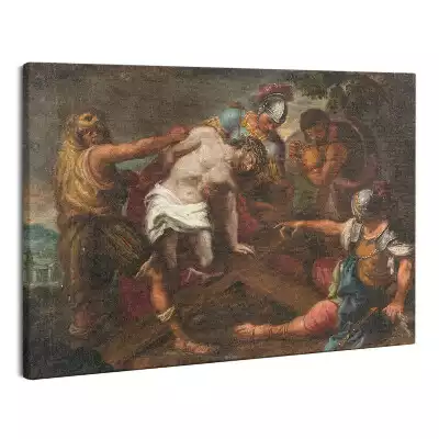 Foto obraz na płótnie Jezus przed Piłatem