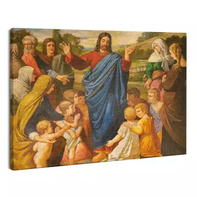 Obraz na płótnie Jezus Chrystus wśród dzieci