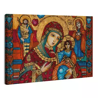 Obraz canvas Ikona Maryja Panna z Dzieciątkiem Jezus