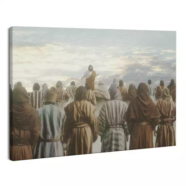 Foto obraz na płótnie Jezus Chrystus Kazanie na Górze