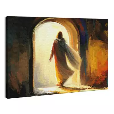 Obraz canvas Ilustracja zmartwychwstanie Jezusa Chrystusa