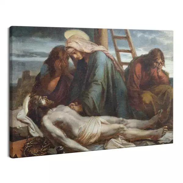 Obraz na płótnie abstrakcja Chrystus Zdjęty z Krzyża