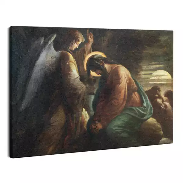 Foto obraz na płótnie Jezus modlitwa w ogrodzie