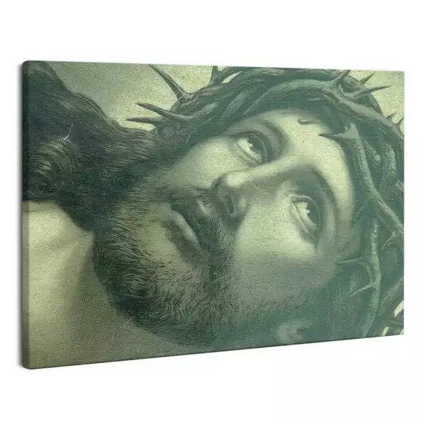 Obraz na płótnie abstrakcja Jezus w Koronie cierniowej