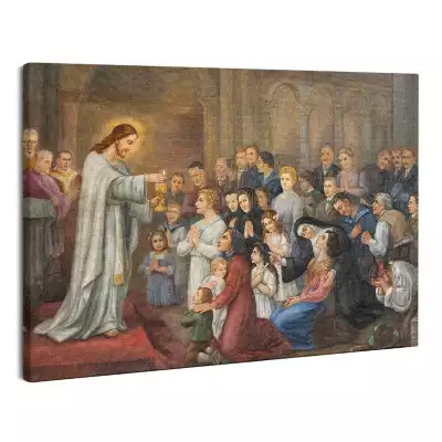 Zdjęcie na płótnie Jezus Eucharystia Komunia