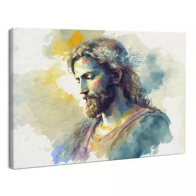 Obraz na płótnie abstrakcja Jezus Malowidło Modlitwa