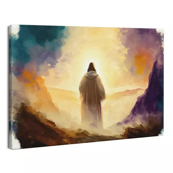Obraz na płótnie abstrakcja Jezus w Niebie