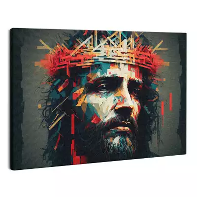 Obraz na płótnie Portret Jezusa w Koronie