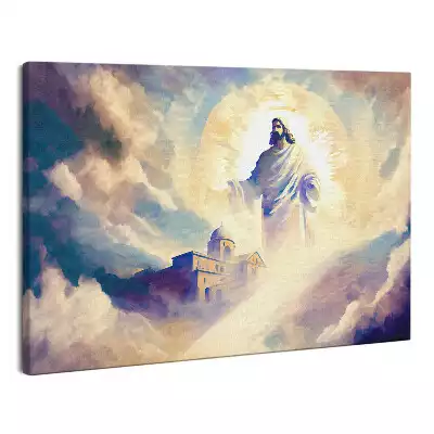 Foto obraz na płótnie Jezus opiekun kościoła