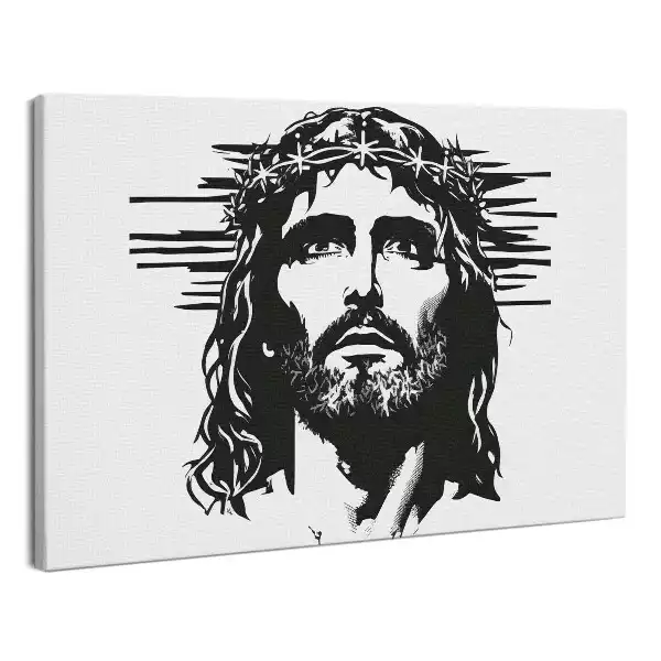 Foto obraz na płótnie Ilustracja Jezus Chrystus