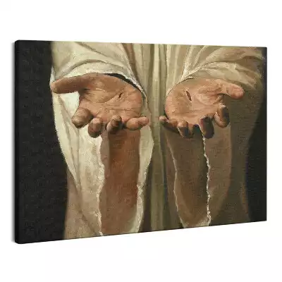 Zdjęcie na płótnie Ręce Jezusa Zmartwychwstałego