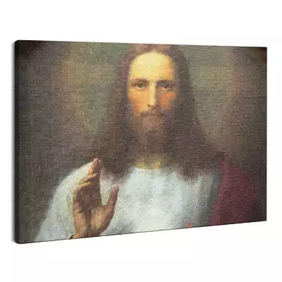 Foto obraz na płótnie Serce Jezusa Zbawiciela