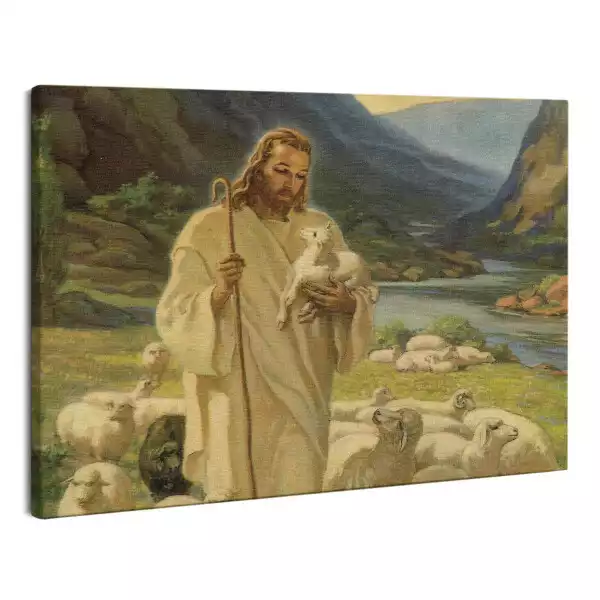 Foto obraz na płótnie Jezus Dobry Pasterz